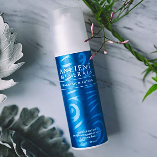 Topical Ancient Minerals Magnesium Lotion for Leg Cramps, Joint Support, & Muscle Soreness