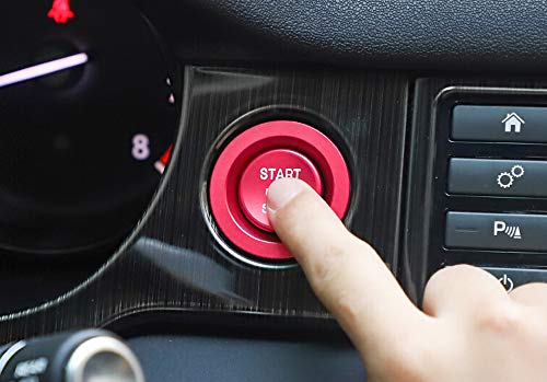 Car Accessories Start Stop Engine Push Button Sticker Fit For Land Rover Discovery Sport 5 Range Rover Jaguar XE F-Type F-Pace XJ XJR XF XFR XFR-S