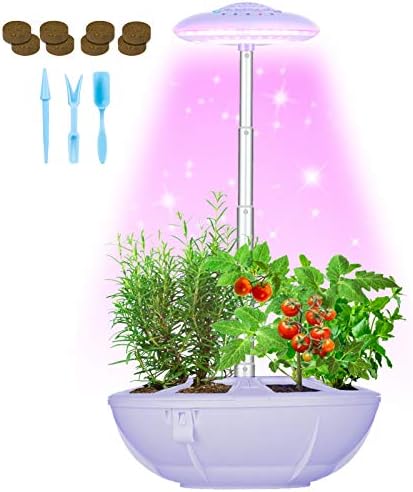 Hydroponics Growing System Smart Indoor Garden Kit Height Adjustable Led Desklamp For Flower Fruit Vegetable Self Watering Natural Full Spectrum For Home Room Kitchen Office Amazon Com Au Lawn Garden