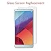 Glass LCD Display Touch Screen Assembly Parts + Frame for LG G6 H870 H871 H872 LS993 VS998 Screen Replacement (Silver)