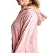 Softies Women's Ultra Soft Hooded Snuggle Lounger with Kangaroo Pocket, Pink, L/XL