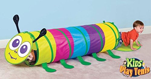 Kids Pop up Caterpillar Play Tent Tunnel for Indoor &amp; Outdoor Use