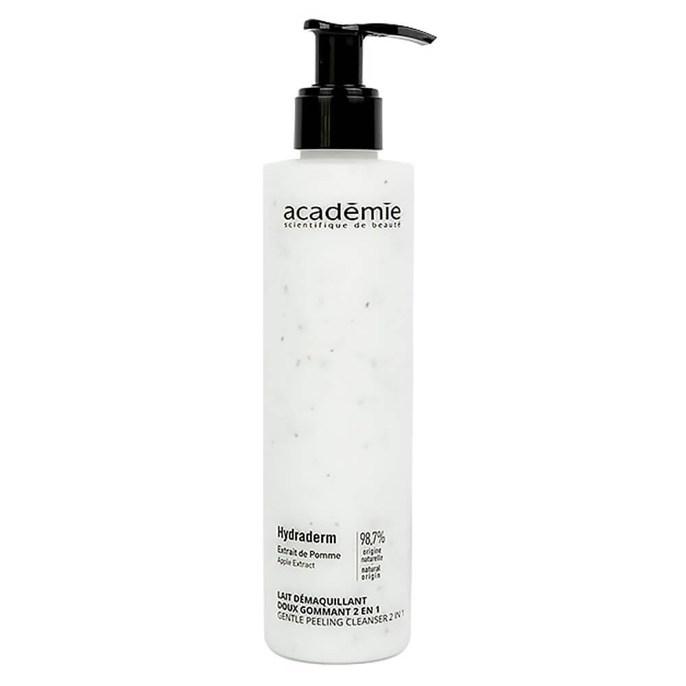 ACADEMIE Hydraderm Lait Demaquillant Doux Gommant 2en1-2 in 1 Cleansing Milk with Exfoliating Effect 200 ml