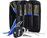 LOCKSET Strong Pick and Hook Set, 24-Piece(Blue)