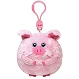 Ty Beanie Ballz - Beans-Clip the Pig