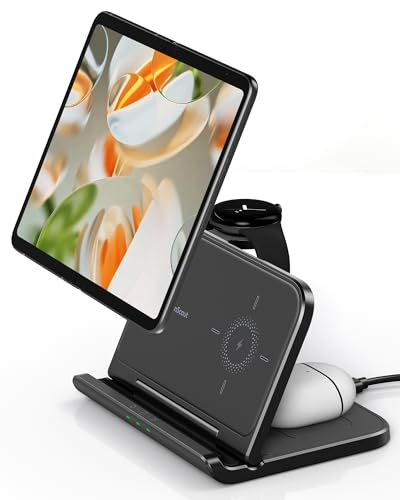 Photo 1 of SwanScout 25W Fast Wireless Charger for Google Pixel 9 Pro Fold/Pixel Fold, 705G, 3 in 1 Charging Station for Pixel Fold, Pixel Buds Pro/Buds Pro 2 & Pixel Watch 1 (Not for Pixel Watch 3/2) No Adapter