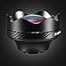 PAIAIP Upgraded HD Camera Lens Photography 4 in 1 Kit with Fisheye Lens + 2X Telephoto + 4K Ultra Wide angle Lens + Macro for iphone SE/8/7/6s /Samsung S7 Edge/Huawei/Sony and more single camera phone