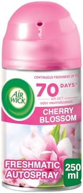 Air Wick Freshmatic Ricarica Pure Cherry Blossom – Confezione Da 6 Da 250 Ml, Spray Automatico
