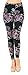 VIV Collection Plus Size Printed Brushed Ultra Soft Leggings (Pink and Blue Paisley)