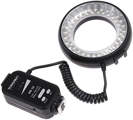 Gigamax(TM)New! YONGNUO MR-58 58 LEDs 5500K 350 lum Macro LED Ring Flash Light for Nikon 58mm +