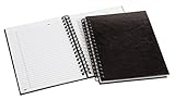 TOPS Professional Wirebound Journals, 9.5 x 7.5 Inches, 192 Ruled Pages Each, Black, 2 Pack (J25815)