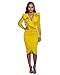 VERTTEE V Neck Ruffle Plain Bodycon Midi Tight Wrap Women's Party Dress Woman Dress Club Dress