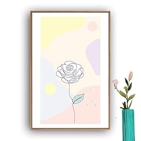 Framed Canvas Wall Art Picasso Poster Print of Woman Canvas Prints Home Artwork Decoration for Living Room,Bedroom - 16x24 inches