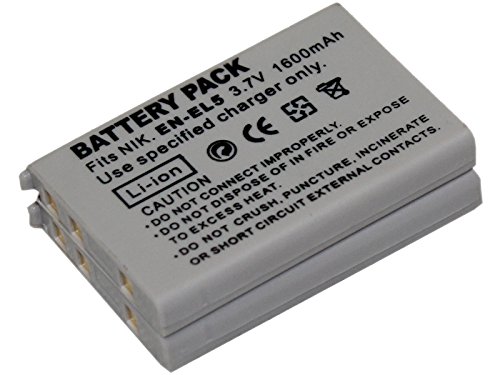 BTBAI 2x EN-EL5 Camera Battery+Charger USB Dual for CP1 ENEL5 Coolpix 3700 4200 5200 5900 7900 P100 P3 P4 P500 P5000 P510 P520 P530 P5100 P6000 P80 P90 S10 Digital k1a