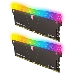 V-Color Prism Pro RGB-serie LED Enhancement Kit Zwart H/S Desktop Module 2 x RGB Filler Kit (TY-E6PYSWK) – Perfect uw…