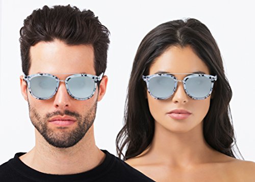 PRIVÉ REVAUX “The Judge” [Limited Edition] Handcrafted Designer Polarized Oversized Sunglasses For Men & Women (Flower) - Thumbnail 3