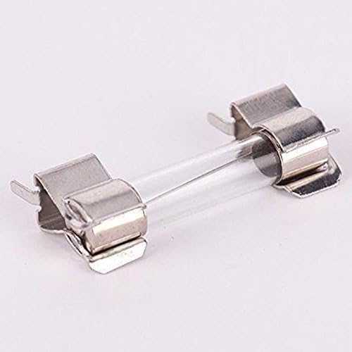 DollaTek 6x30mm Fast-blow Glass Fuses Quick Blow Car Glass Tube Fuses Assorted Kit Amp 0.5A,1A,2A,3A,5A,10A,15A,20A,30A and 10pcs fuse seat - Image 5
