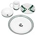Harry Potter Hogwarts House Porcelain 16 piece Dinnerware Set - Includes 4 Dinner Plates, 4 Salad Plates, 4 Bowls and 4 Mugs - Gryffindor, Hufflepuff, Ravenclaw and Slytherin