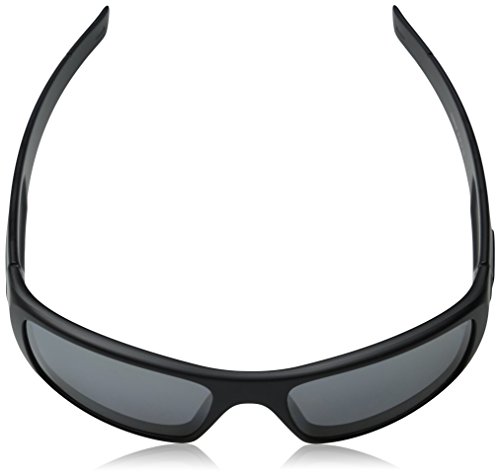 Oakley Men's Crankshaft Rectangular Eyeglasses, Matte Black/Black Iridium Polarized, 60 mm