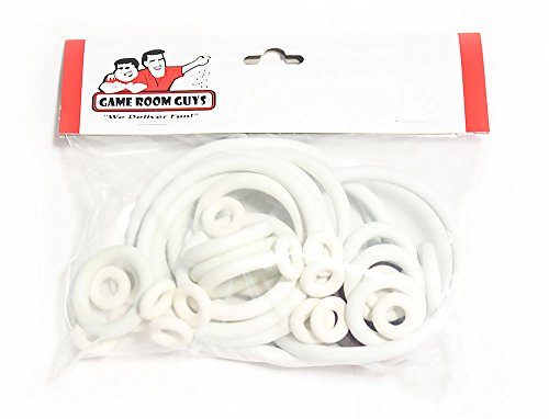 Game Room Guys Gottlieb Mayfair Pinball White Rubber Ring Kit