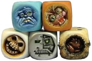 Halloween Dice Set DND Dice Multi-Sided Durable Economic Dungeons and Dragons Dice Tower Dice Throne Accessories Perfect for 