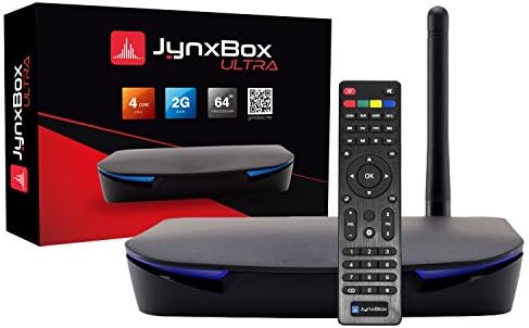 Jynxbox Ultra 4K Ultra HDR Kodi 17.3 Android 6.0 TV Box with Amlogic S905x Quad-Core 64-bit Cortex A53 CPU 2GB+8GB Fastest Kodi Box