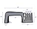 Knife Sharpener, 4 in 1 Knife & Scissors Sharpener,sharpens Dull Knives And   Scissors Safe Efficient And Easy To Use,Black