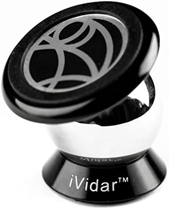 Car Phone Mount, iVidar Dashboard Magnetic Car Phone Holder for Cell Phones and GPS, Magnetic Phone Mount for Car, Home, Office and Kitchen (Black)
