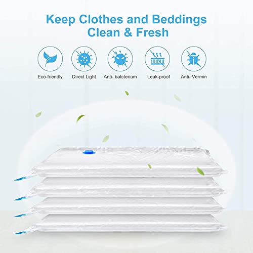 15 Packs Vacuum Storage Bags (5 Jumbo/5 Large/5 Small) EWEIMA Space Saver Vacuum Storage Bags