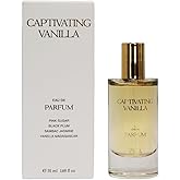 Zara Captivating Vanilla Women Perfume Sweet and Mysterious Scent with Pink Sugar Pineapple Black Plum Scent and Vanilla Fragrance by Jérôme Epinette Eau de Parfum EDP 50ml (1.7 fl. oz.)