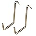 COMPONO Office Supplies Storage Organizer Includes 2 Over Door Hangers, 6 Pocket Chart for Home, Business, Clothing, and School Organizers (Trellis Pattern)