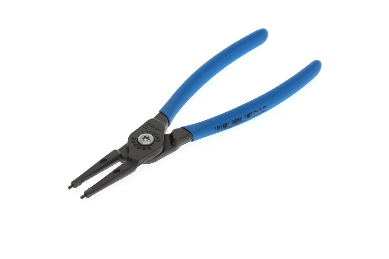 GEDORE Circlip pliers for inner circlips, Twist-impeding, Straight jaws, Tip dia. 2.3 mm, 8000 JE 3