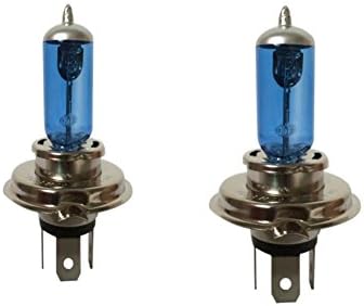 Quaant Car LED Light,Universal Car-Styling 2pcs 12V Xenon H4 100W 6500K Gas Halogen Headlight White Light Lamp Bulbs (Blue)