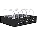5-Port USB Charging Station Dock,Kany Universal Multi-Port USB Charging Dock Stand Charger Desktop for iPhone 7 6/6S Samsung Galaxy S6/S5 LG and Smartphones iPad