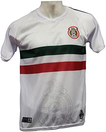 DhoomBros Mexico Soccer Football Jerseys for 2018 Russia World Cup Soccer World Championship (Medium, White 2)