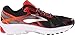 Brooks Men's Ravenna 7 Black/High Risk Red/Silver Sneaker 11 D (M)