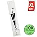 VIBNEST Wet Umbrella Bags XL-Size Pack of 100 for Stand Holders and Refills Fits Most Stands Plastic Replacement Bag Refills