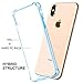 Salawat for iPhone Xs Max Case, Clear iPhone Xs Max Case Cute Shock Absorption TPU Bumper Phone Case Cover Slim Anti Scratch Hard PC Back Hybrid Protective Case for iPhone Xs Max 6.5inch 2018 (Blue)