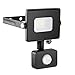 LE Outdoor LED Flood Light, IP65 Waterproof, 10W 800 Lumen 100W Halogen Equivalent, 5000K, Home Security Floodlight for Warehouse, Garage, Garden, Yard, Tree and More, Motion Sensor+Daylight White