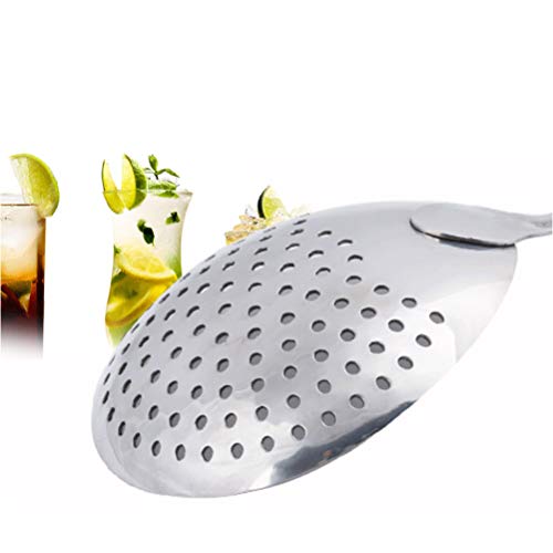 BESTONZON 1pc Edelstahl Cocktail Sieb/Bar Sieb, professionelle Barkeeper Zubehör (16cm) – Bild 4