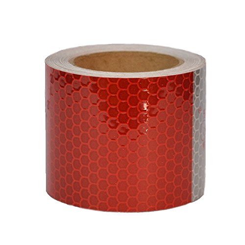 PerfecTech DOTC2 2" X 10' Red/White Reflective Tape Conspicuity DOT