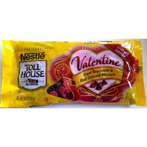 Nestle toll house valentine Dark chocolate&Red colored morsels (028000293987)