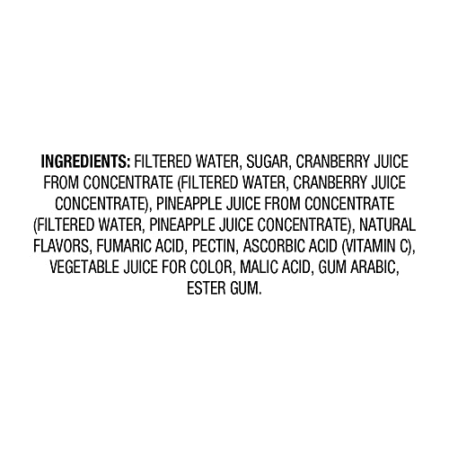 AMAZON FRESH, CRANBERRY PINEAPPLE JUICE COCKTAIL, 64 FL OZ