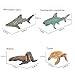 Gizmovine Shark Toy for Boys Animals Toys Sea Creature Toys for Kids Plastic Ocean Animals Figurines Pool Toys for Toddlers Bath Toys Boys and Girls (Sea Animal Set)