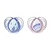 Tommee Tippee Every Day Pacifiers, Symmetrical Design, BPA-Free Silicone Binkies, 0-6m, 2-Count