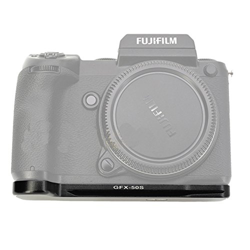 FOTOMIX for Fujifilm GFX 50S Medium Format Camera Quick Release Plate, One-piece CNC Machined, Light-weight