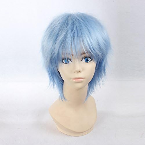 Kuroko Tetsuya Male Cosplay Wig Heat Resistant Short Synthetic Fake Hair Party Boy Wigs Kuroko No Basket Free Size