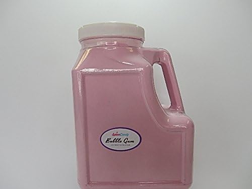 Gourmet Cotton Candy Sugar Commercial X Large, 12 unique flavored sugars in 168 oz containers, with a half-moon lid for precise pouring. All mixes are GMO, allergen & gluten free