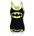 DC Comics Batman Logo Glow in the Dark Cami Tank and Panty Set (Juniors Large)