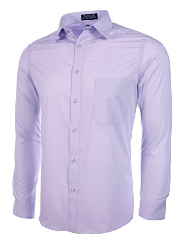 Marquis Slim Fit Dress Shirt Lilac Small 14 14 5 | Desertcart Aruba